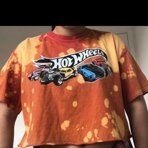 hot wheels cropped top shirt